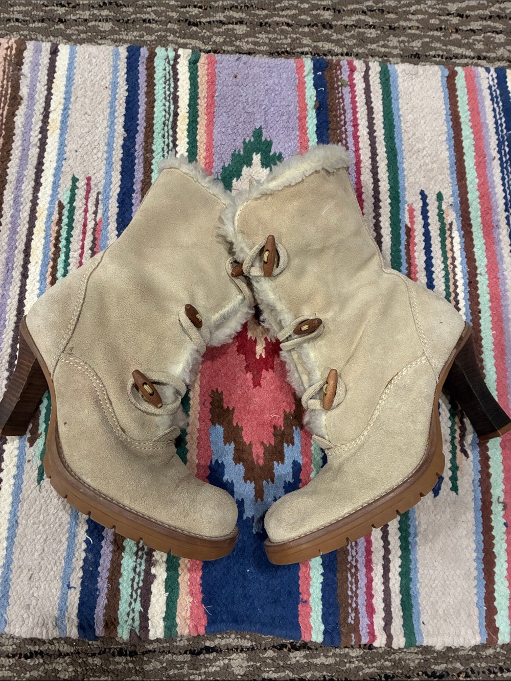 Steve Madden suede booties